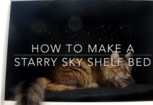 How to make a starry sky shelf Cat Bed